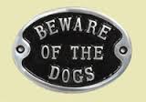 beware of the dogs